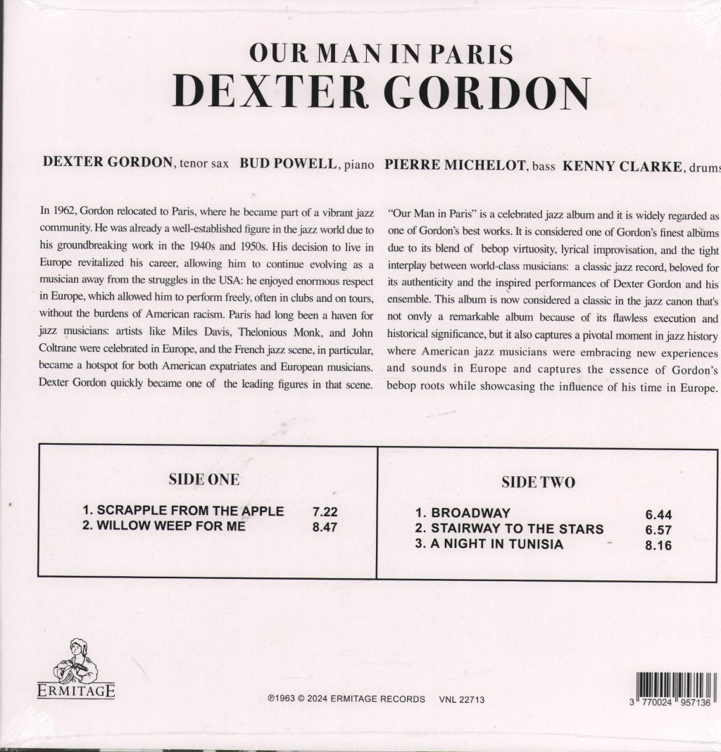 Dexter Gordon - Our Man In Paris - Lp
