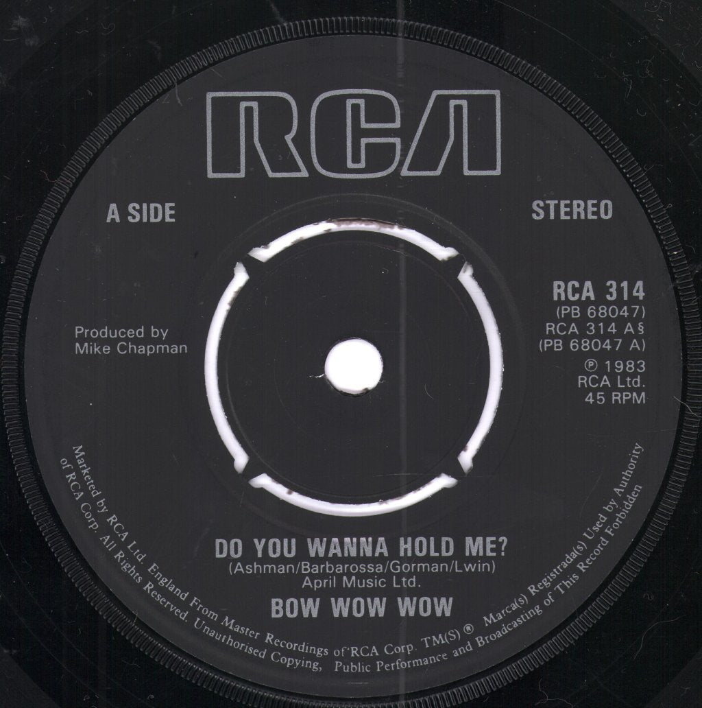 Bow Wow Wow - Do You Wanna Hold Me - 7 Inch