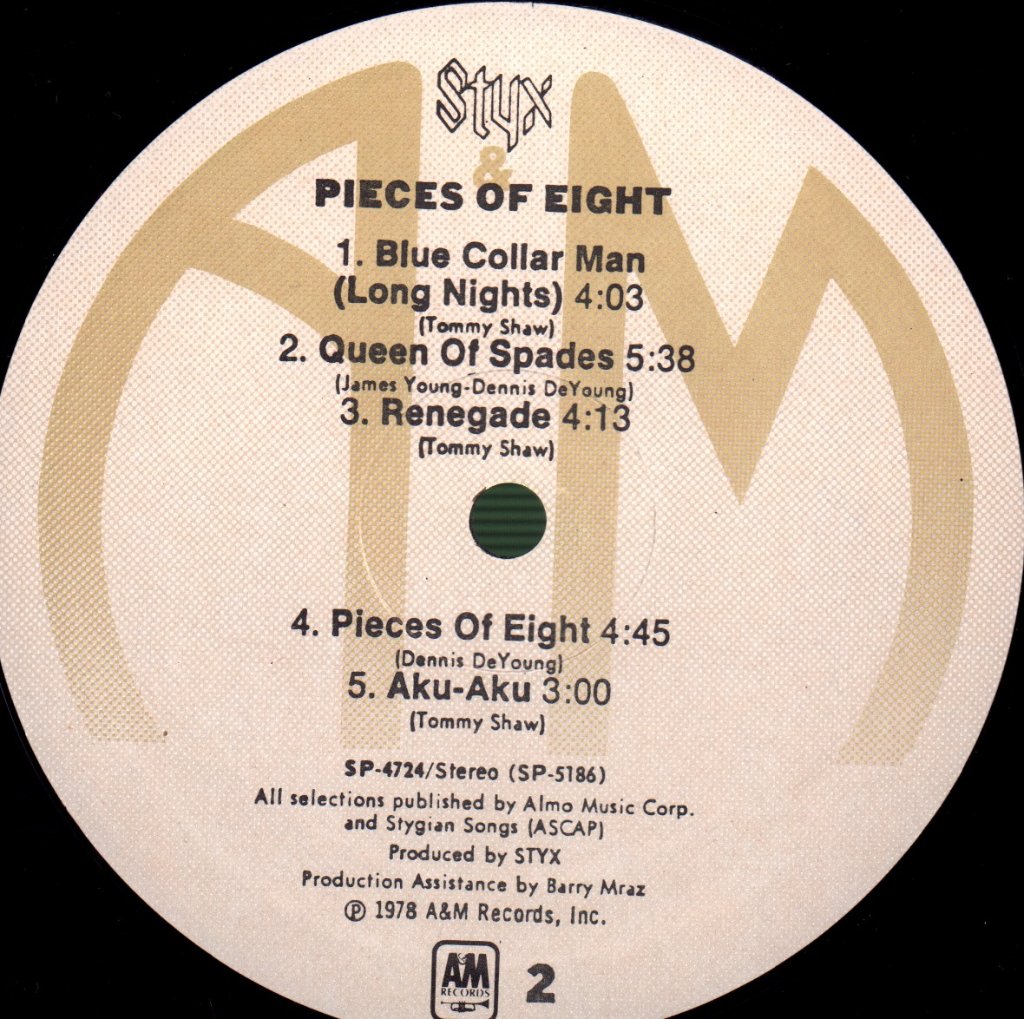 Styx - Pieces Of Eight - Lp
