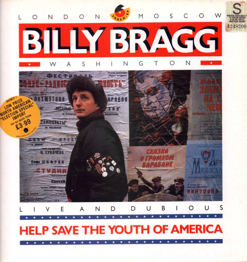 Billy Bragg - Help Save The Youth Of America (Live And Dubious) - Lp