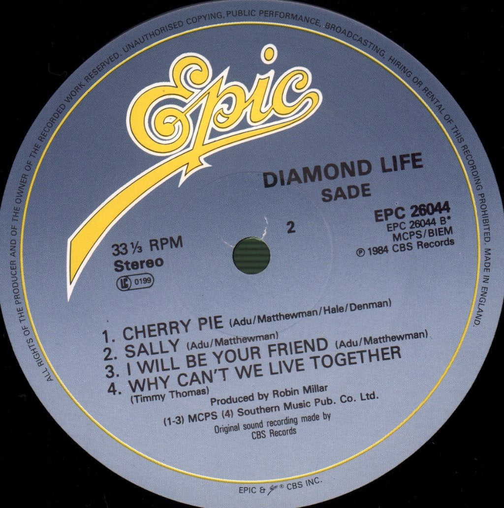 Sade - Diamond Life - Lp