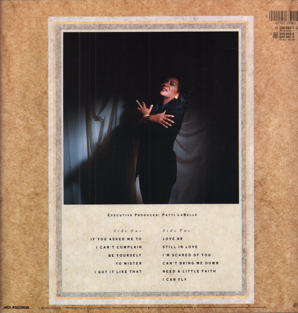 Patti Labelle - Be Yourself - Lp