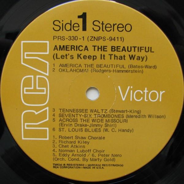 Various Artists - America The Beautiful (Let's Keep It That Way) - Double Lp
