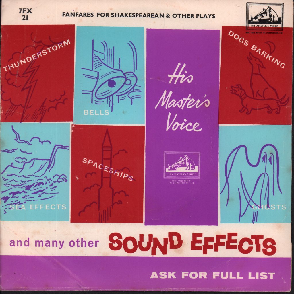 Various Artists - Sound Effects Fanfares For Shakespearian And Other Plays - 7 Inch