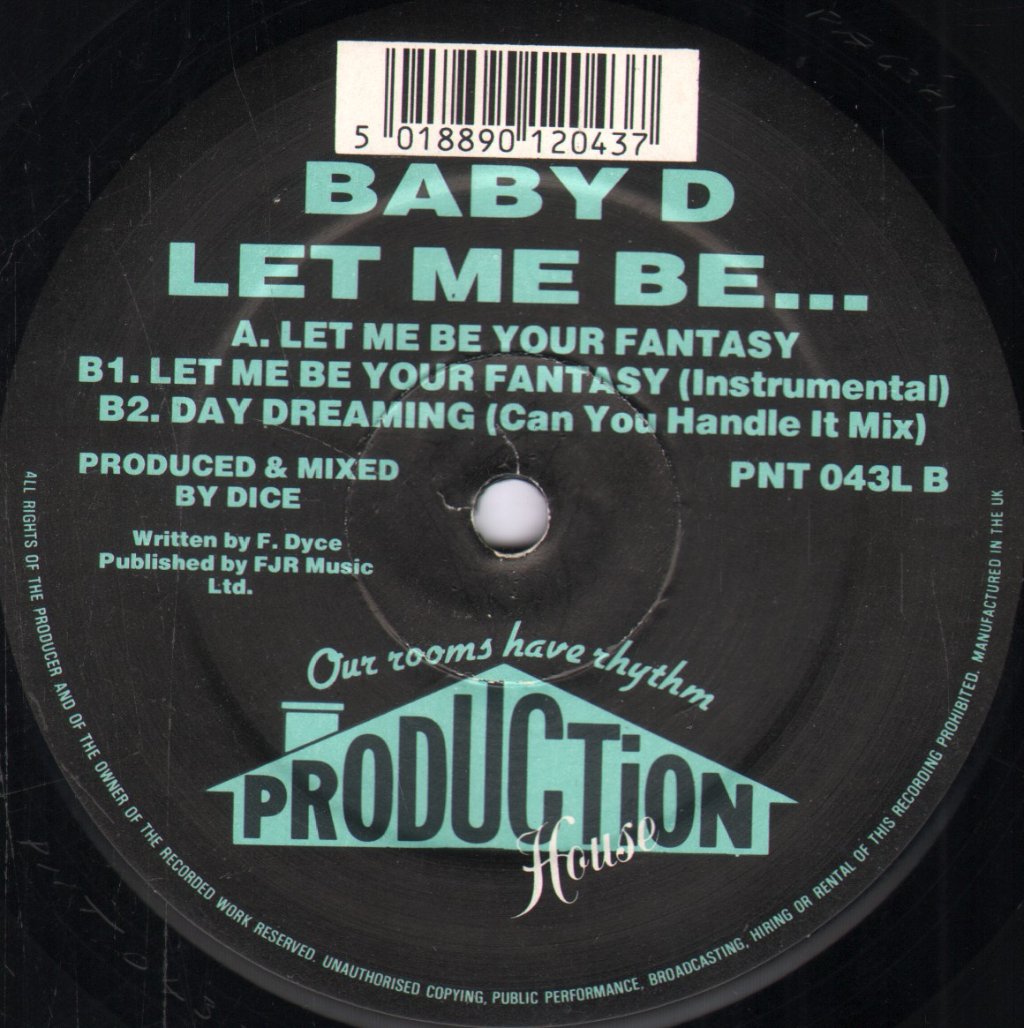 Baby D - Let Me Be... - 12 Inch