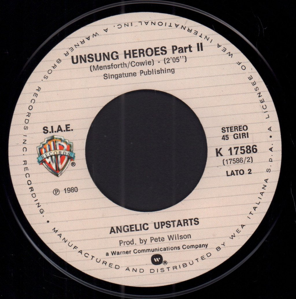 Angelic Upstarts - We Gotta Get Out Of This Place - 7 Inch
