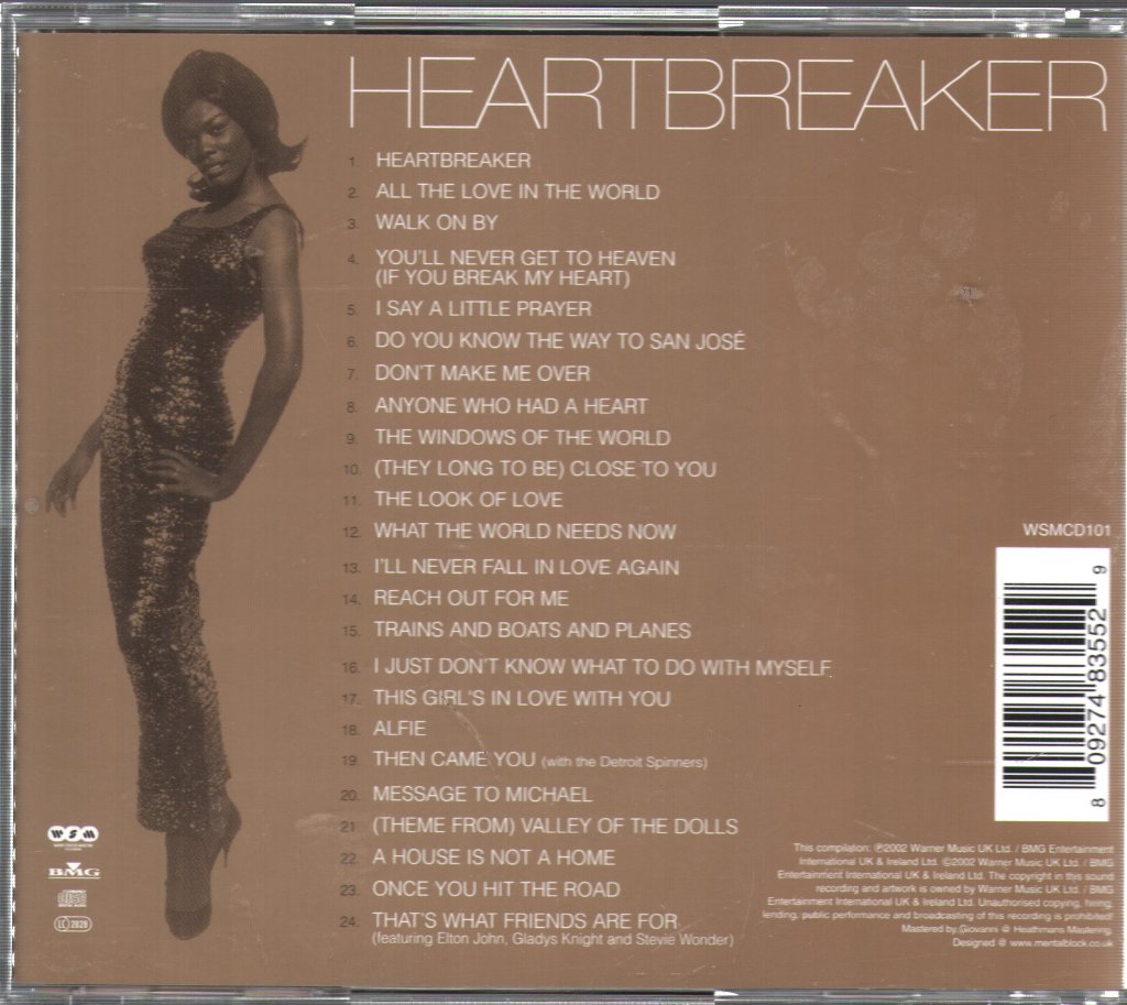 Dionne Warwick - Heartbreaker: The Very Best Of Dionne Warwick - Cd