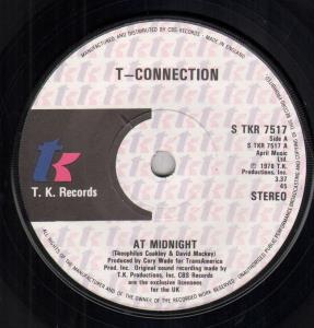 T Connection - At Midnight - 7 Inch