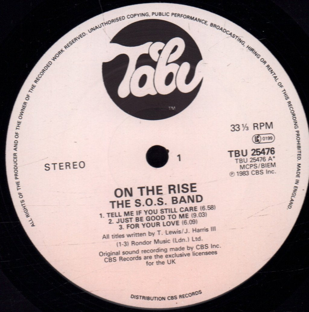 S.O.S. Band - On The Rise - Lp