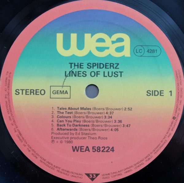 Spiderz - Lines Of Lust - Lp