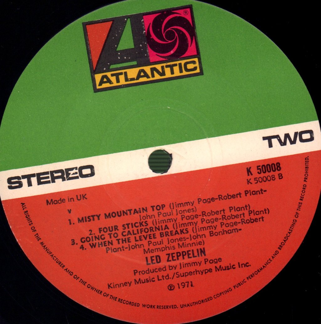 Led Zeppelin - Iv - Lp