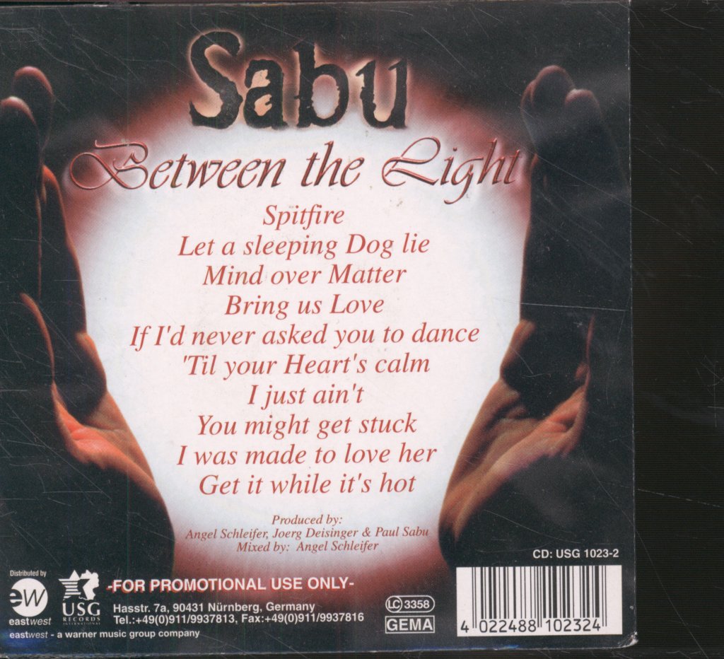 Sabu - Between The Light - Cd