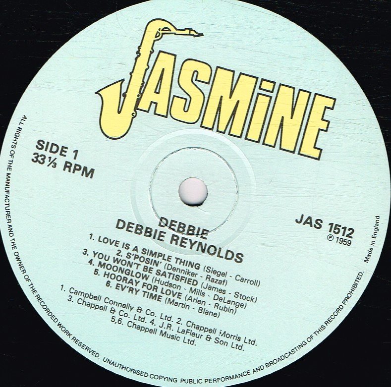 Debbie Reynolds - Debbie - Lp