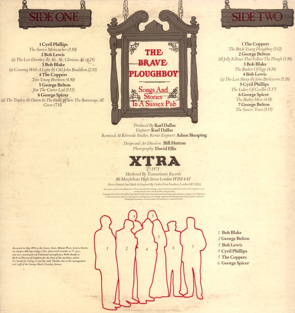 Various Artists - Brave Ploughboy - Songs and Stories In A Sussex Pub - Lp