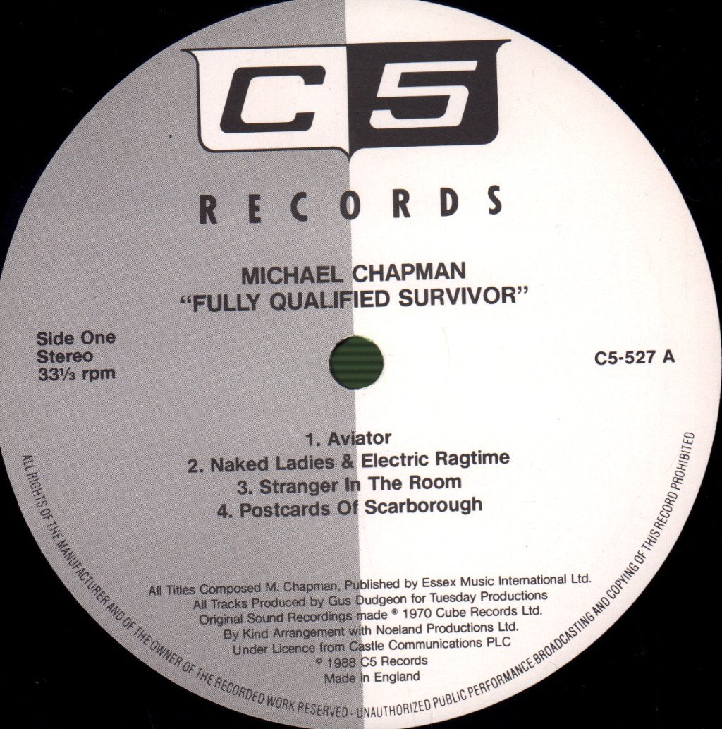 Michael Chapman - Fully Qualified Survivor - Lp