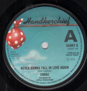 Zodiac - Never Gonna Fall In Love - 7 Inch