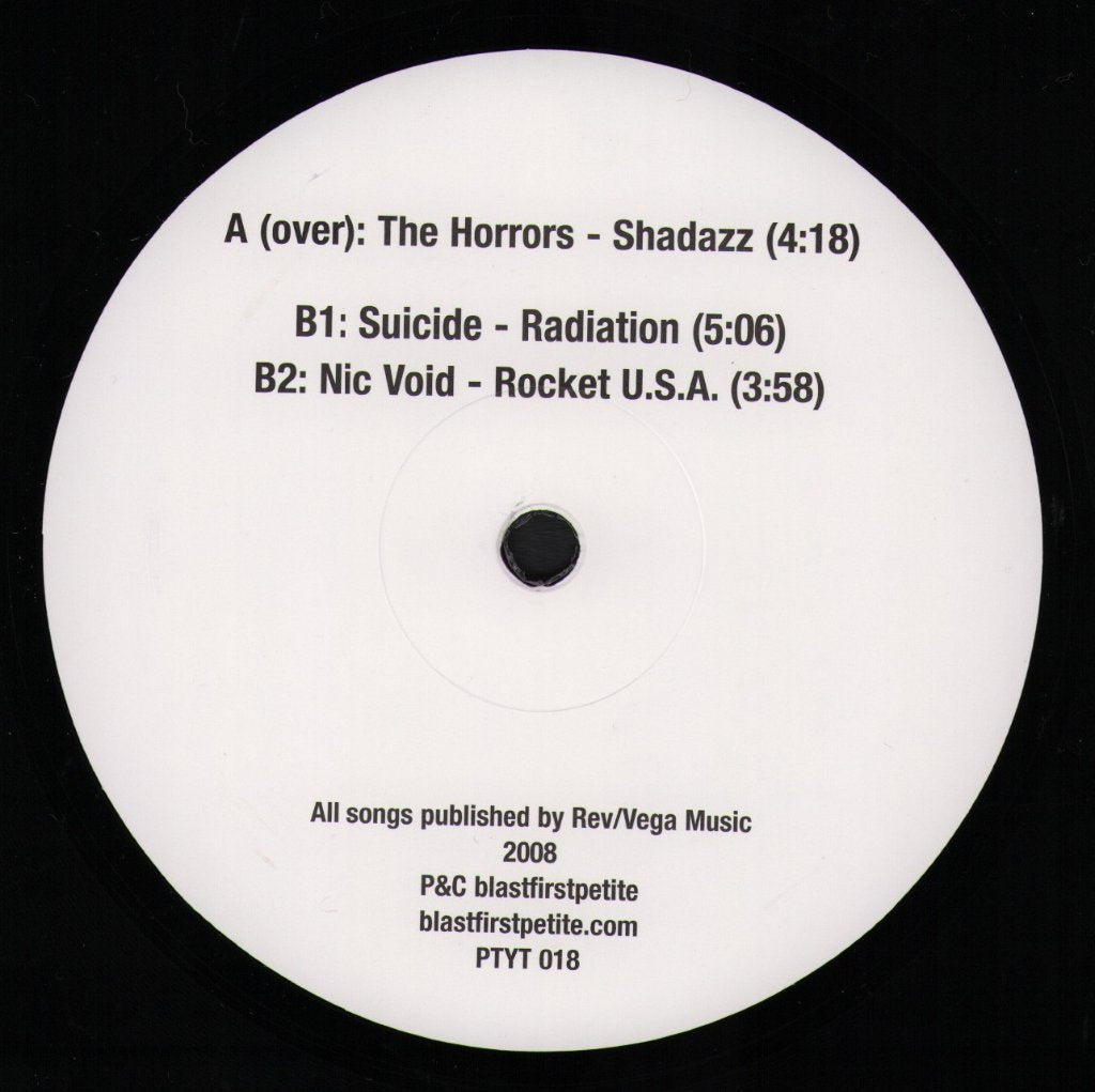 Horrors / Suicide / Nic Void - Shadazz / Radiation / Rocket USA - 10 Inch