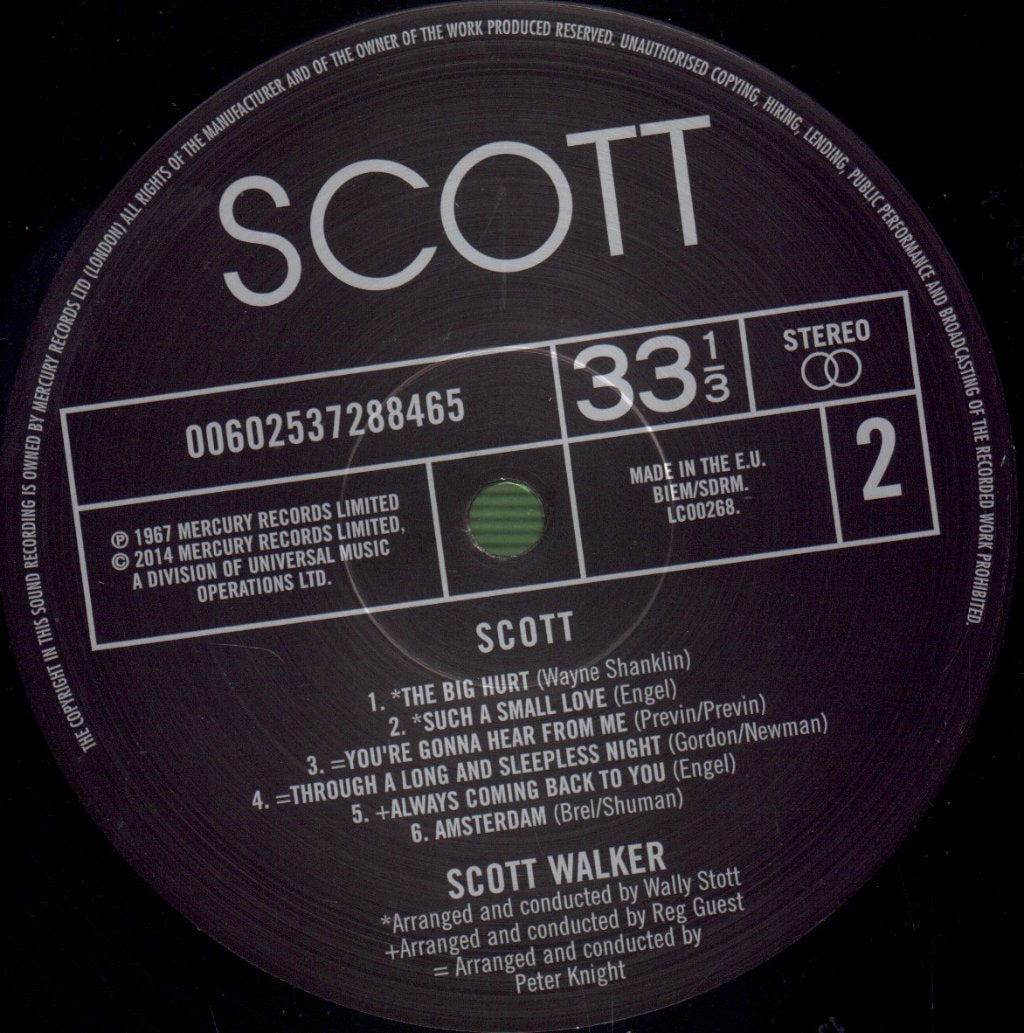 Scott Walker - Scott - Lp