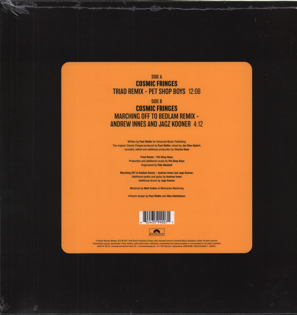 Paul Weller - Cosmic Fringes - Remixes - 12 Inch