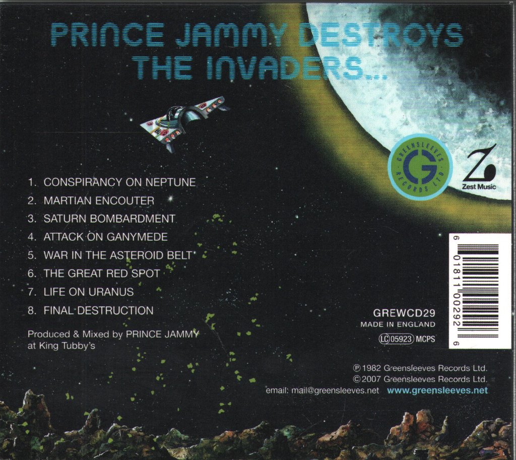 Prince Jammy - Prince Jammy Destroys The Invaders... - Cd