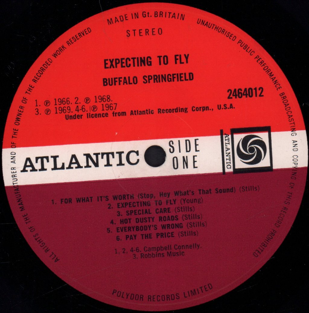 Buffalo Springfield - Expecting To Fly - Lp