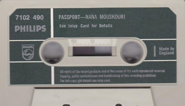 Nana Mouskouri - Passport - Cassette