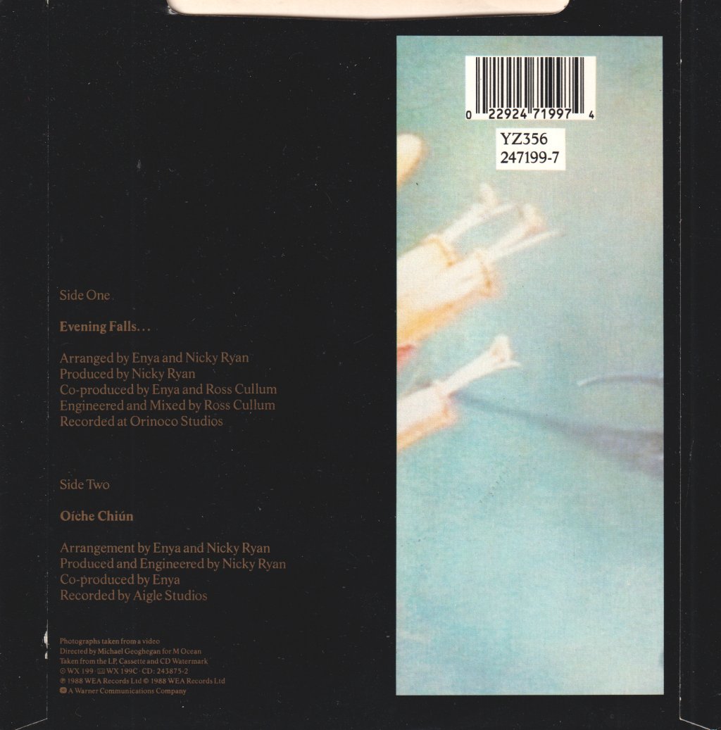 Enya - Evening Falls - 7 Inch