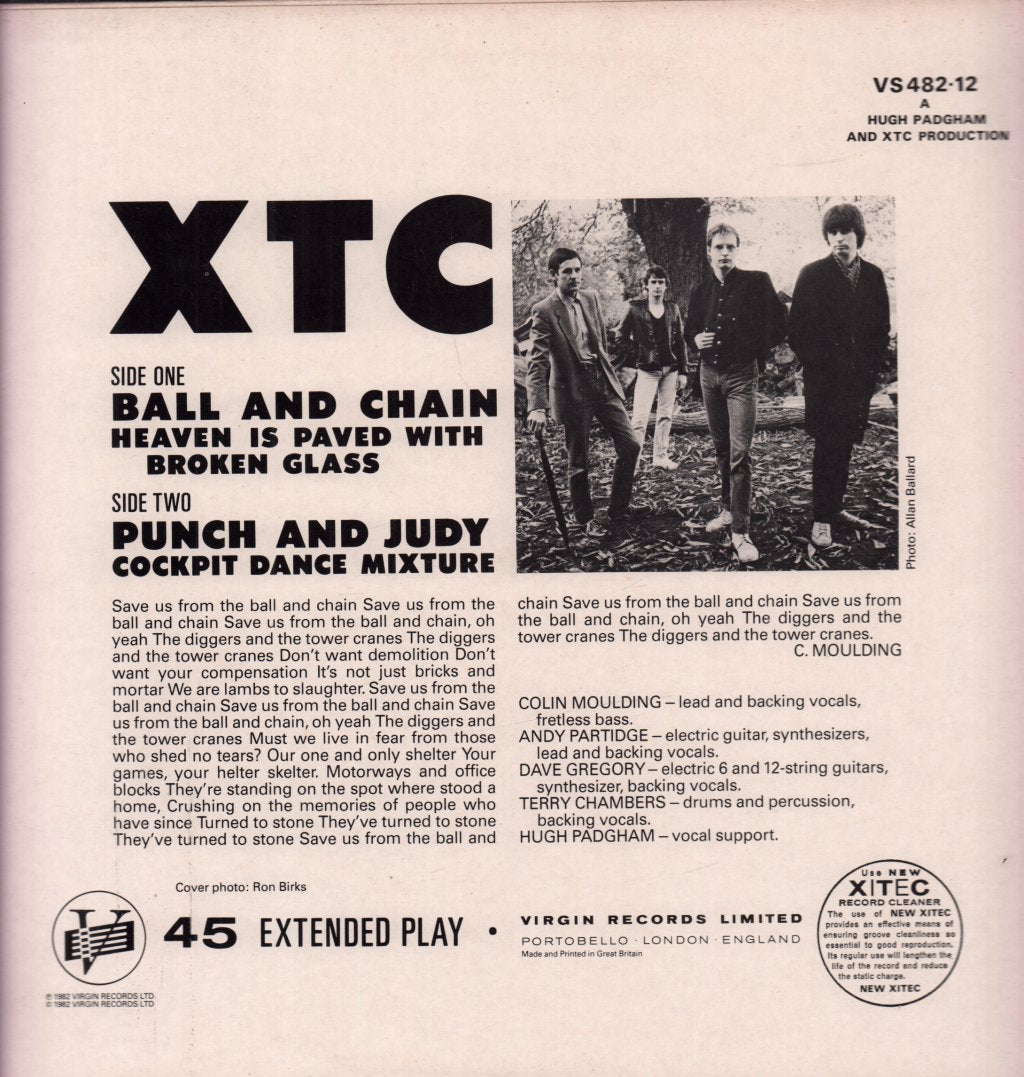 XTC - Ball And Chain - 12 Inch