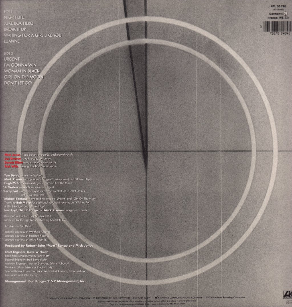 Foreigner - 4 - Lp