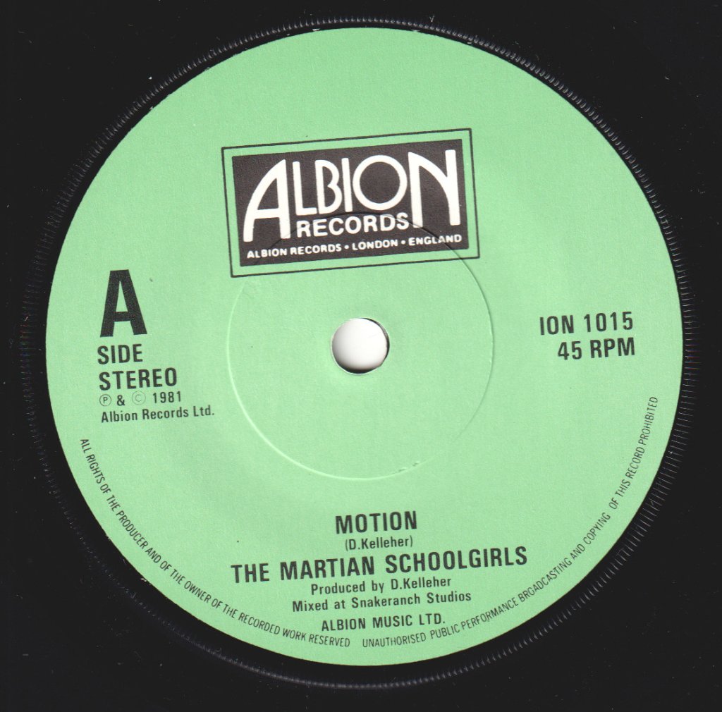 Martian Schoolgirls - Motion - 7 Inch