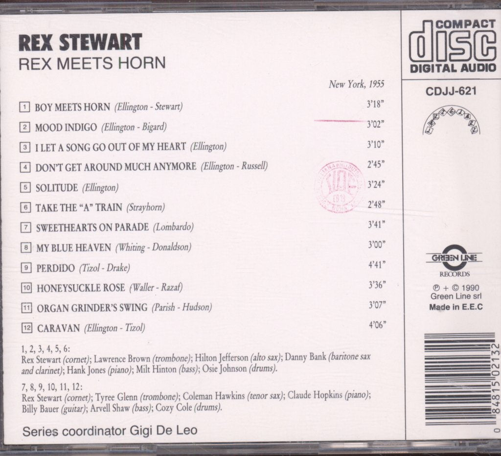 Rex Stewart - Rex Meets Horn - Cd