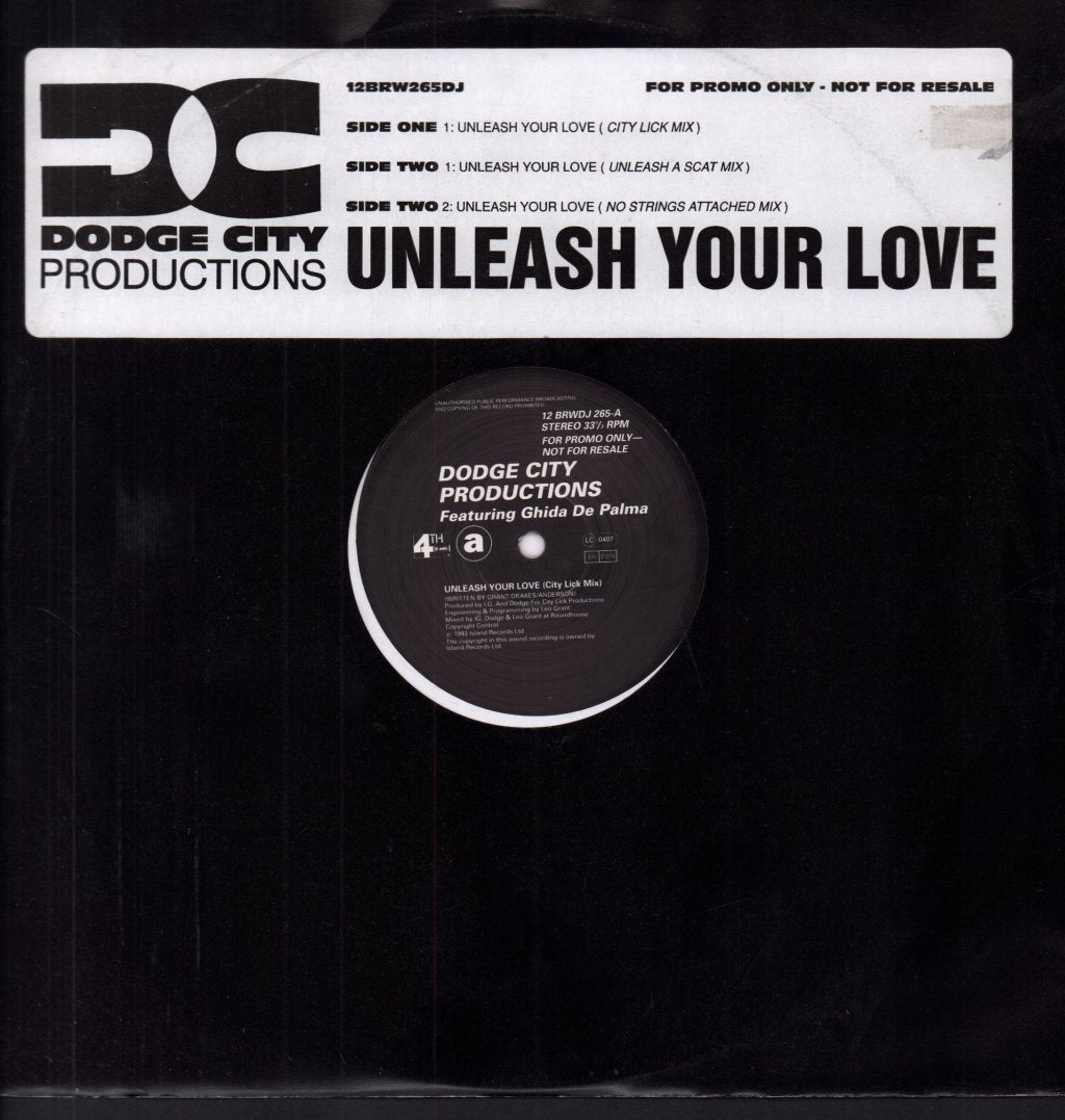 Dodge City Productions - Unleash Your Love - 12 Inch