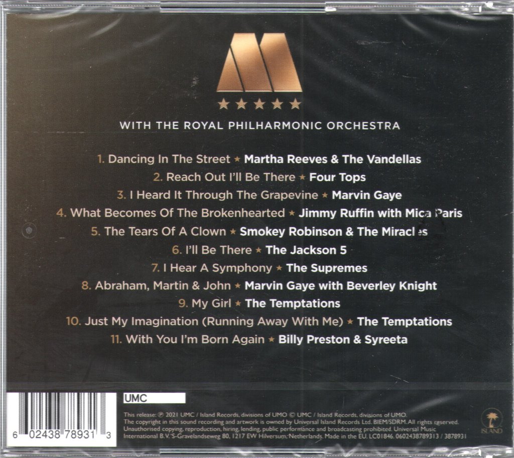 Royal Philharmonic Orchestra - Motown - A Symphony Of Soul - Cd