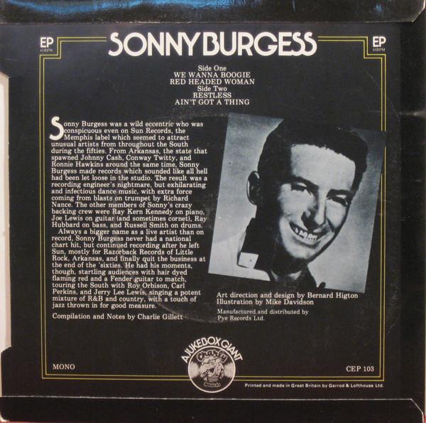 Sonny Burgess - Sonny Burgess - 7 Inch