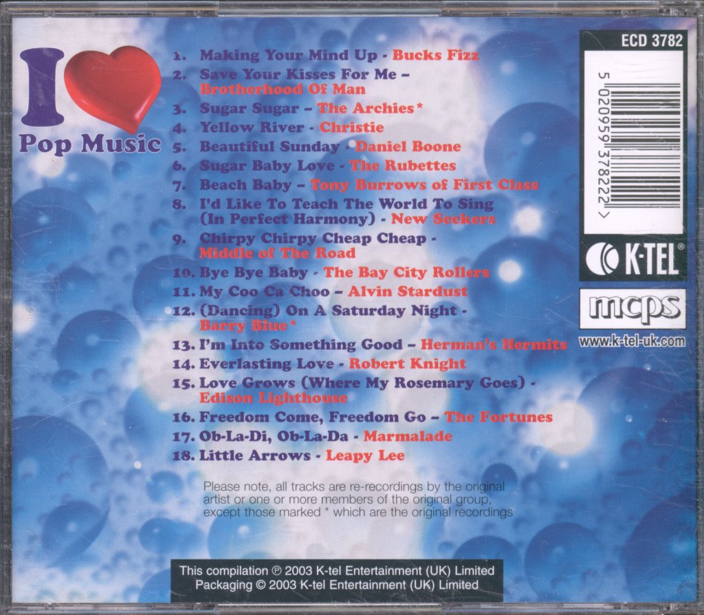Various Artists - I Heart Pop Music - Cd