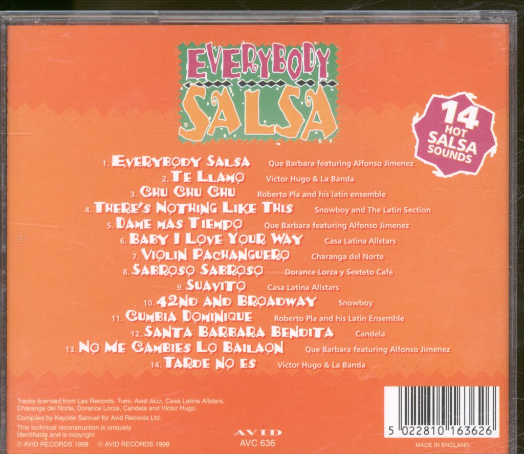 Various Artists - Everybody Salsa - Cd