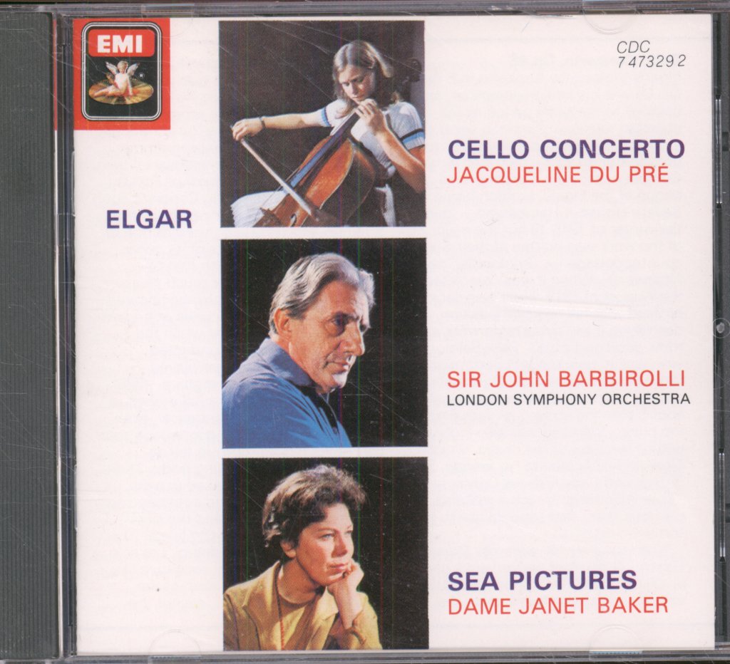 Jacqueline Du Pré, Sir John Barbirolli, Dame Janet Baker - Elgar - Cello Concerto / Sea Pictures - Cd