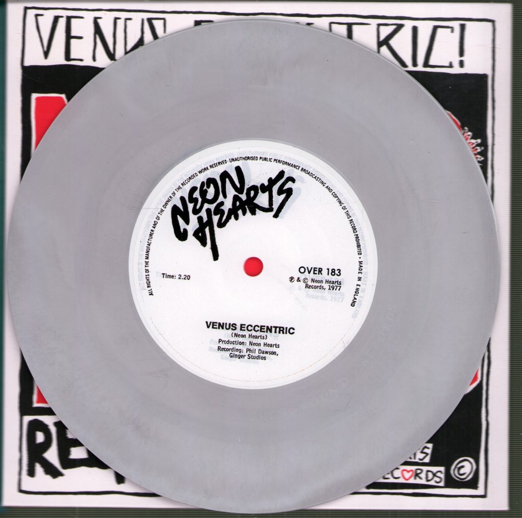 Neon Hearts - Venus Eccentric! / Regulations - 7 Inch