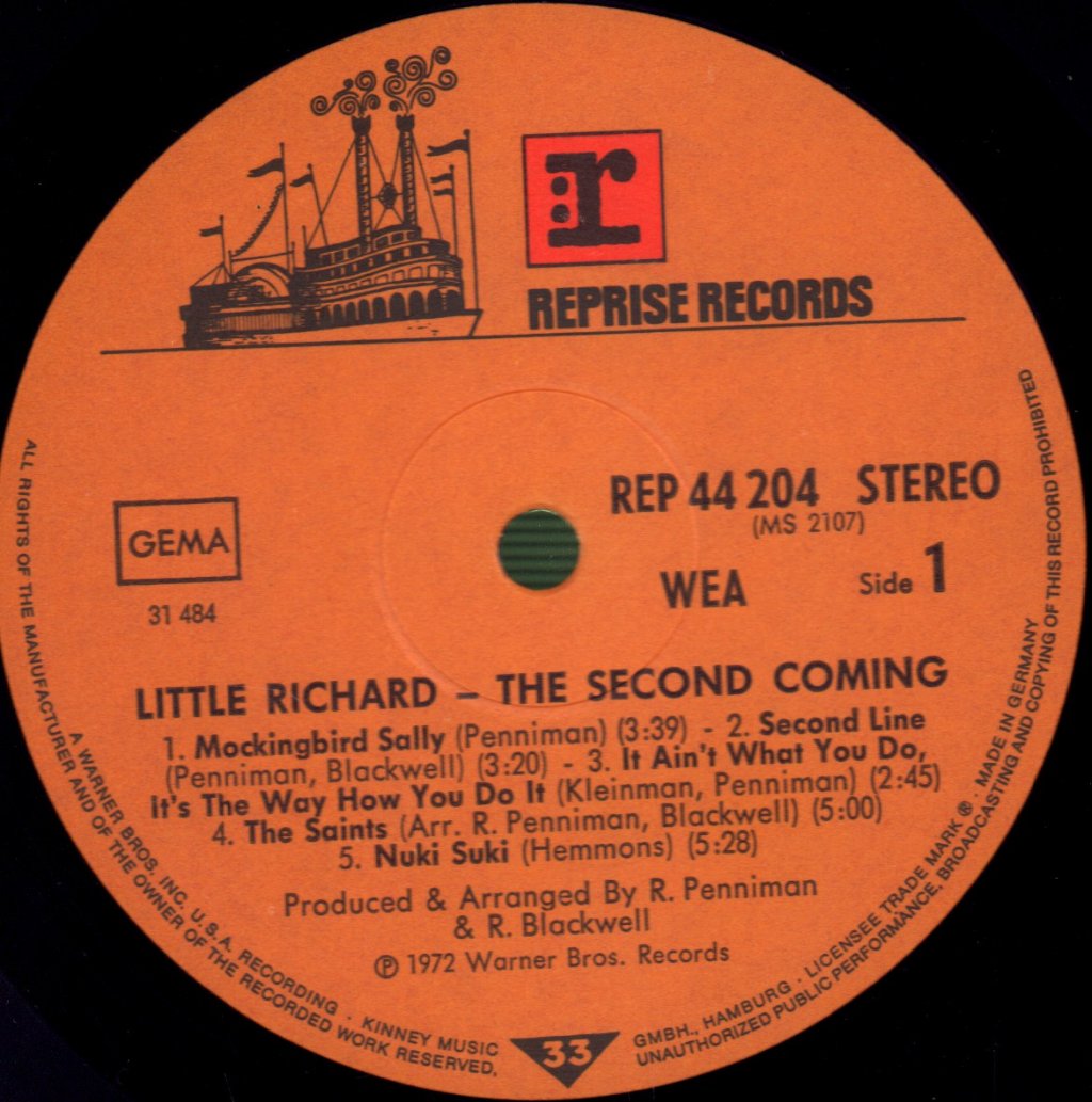 Little Richard - Second Coming - Lp