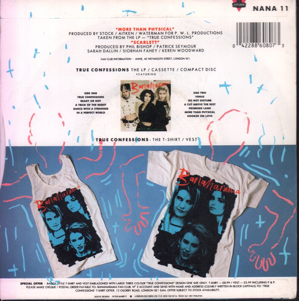Bananarama - More Than Physical - 7 Inch