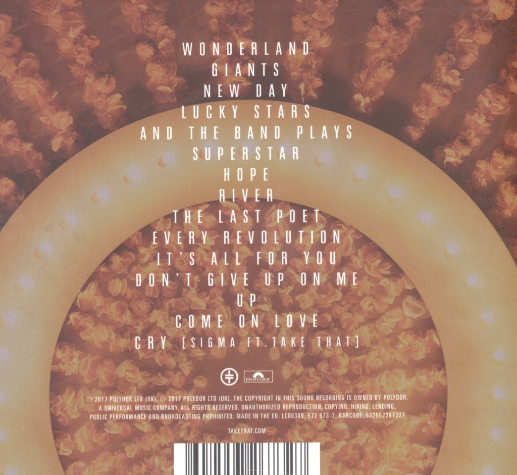 Take That - Wonderland - Cd