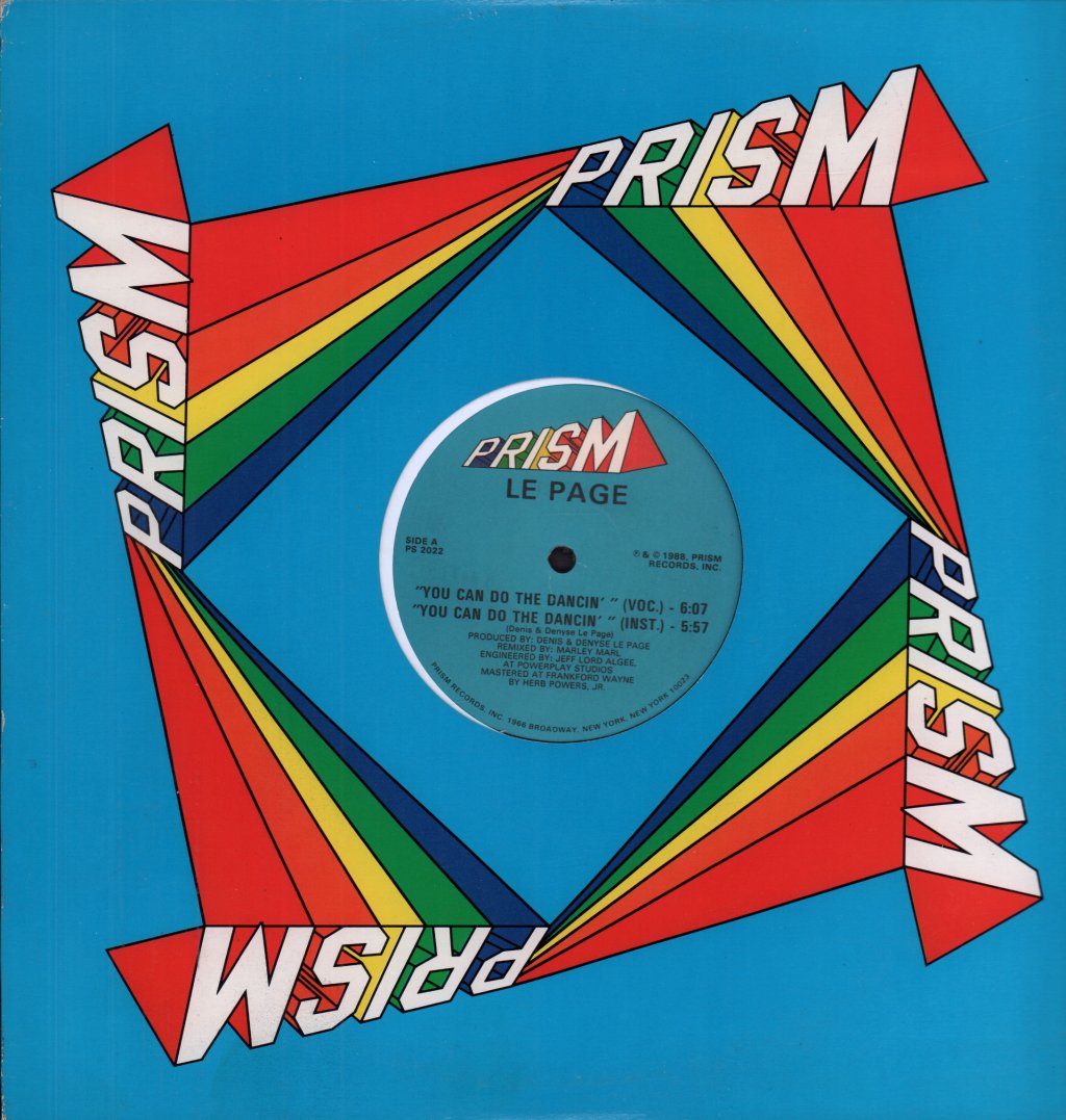 Le Page - You Can Do The Dancin' - 12 Inch