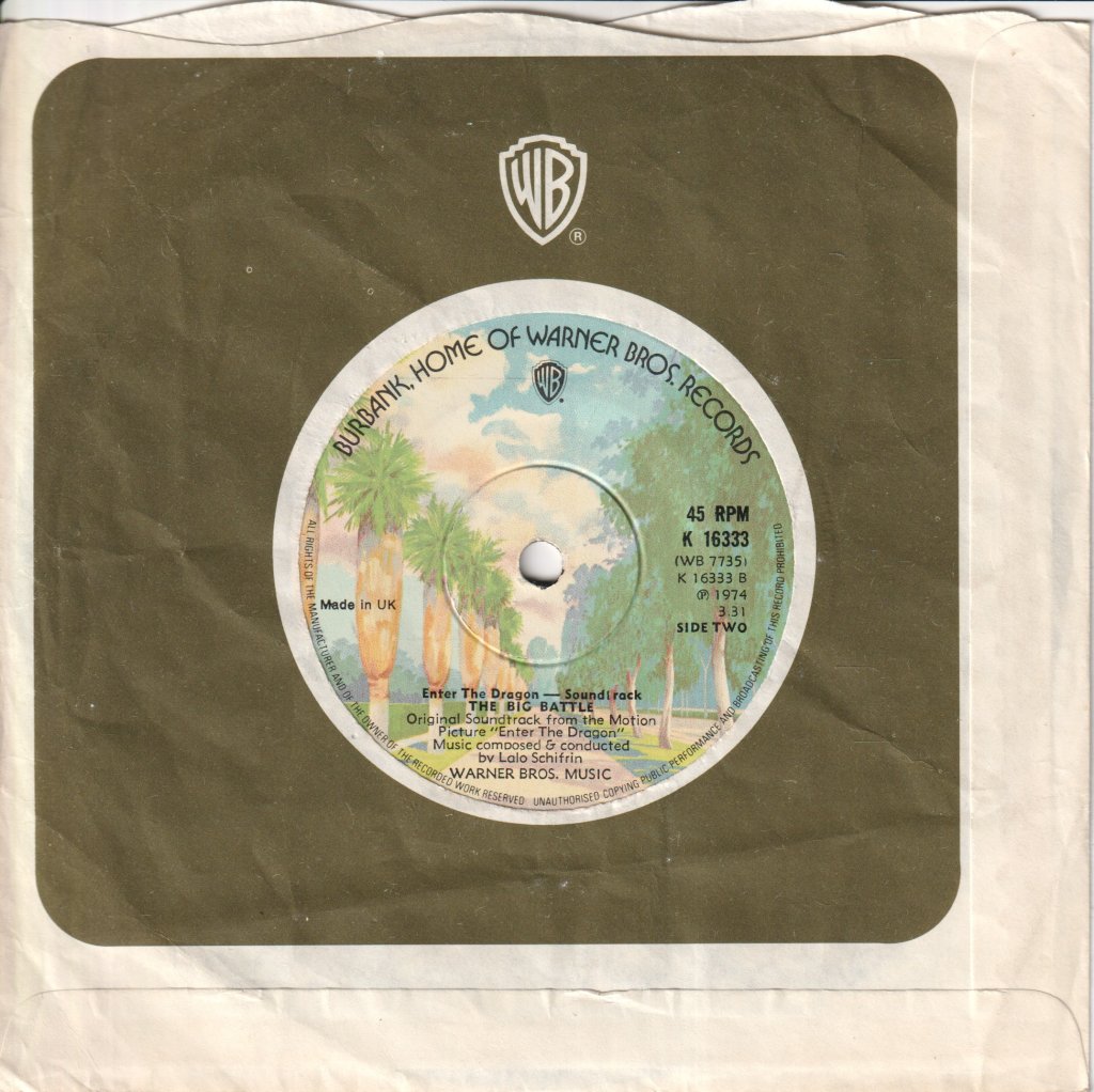 Lalo Schifrin - Theme From Enter The Dragon - 7 Inch