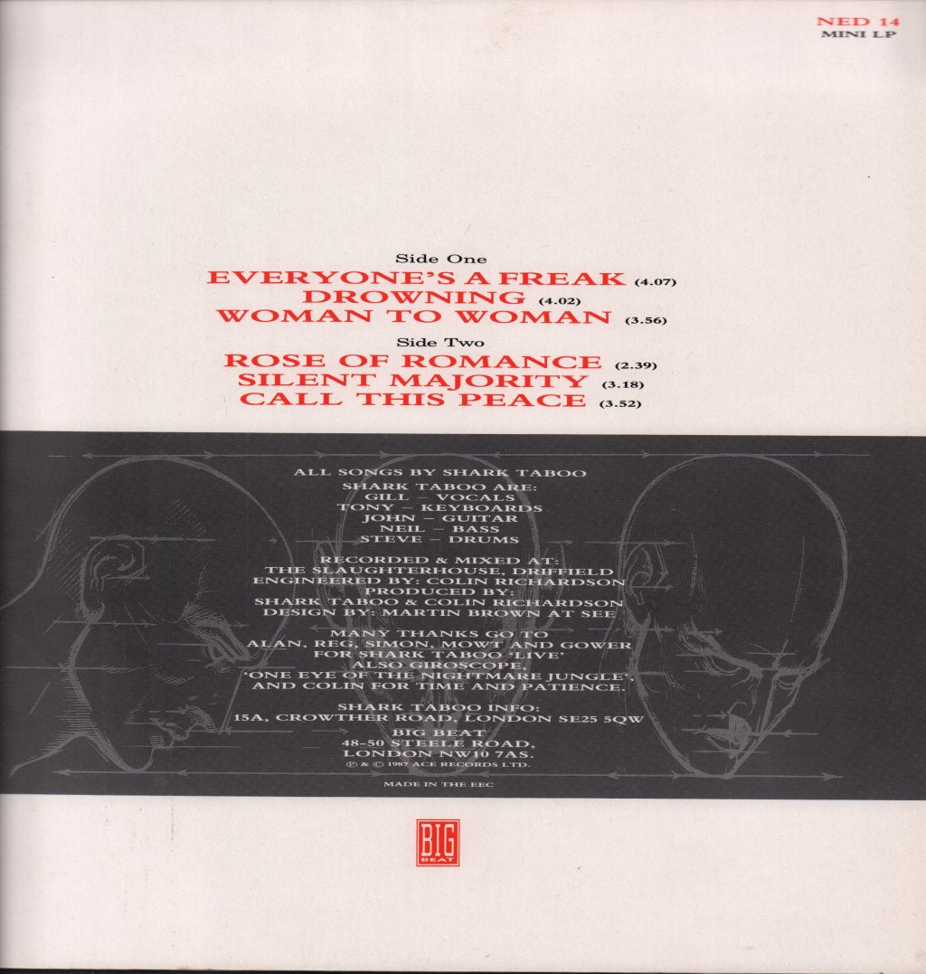 Shark Taboo - Everyone's  Freak - Lp