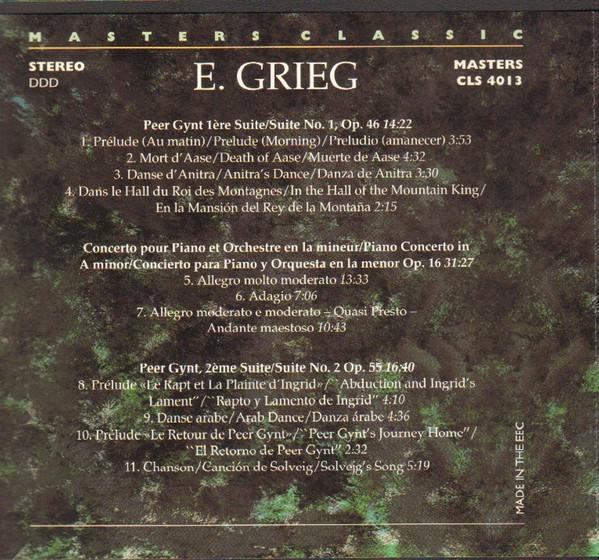Grieg - masters classic - Cd