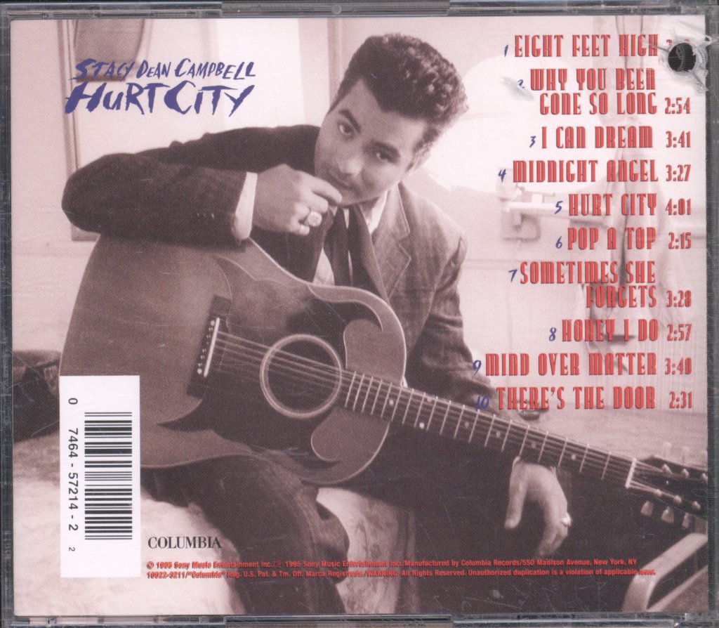 Stacy Dean Campbell - Hurt City - Cd