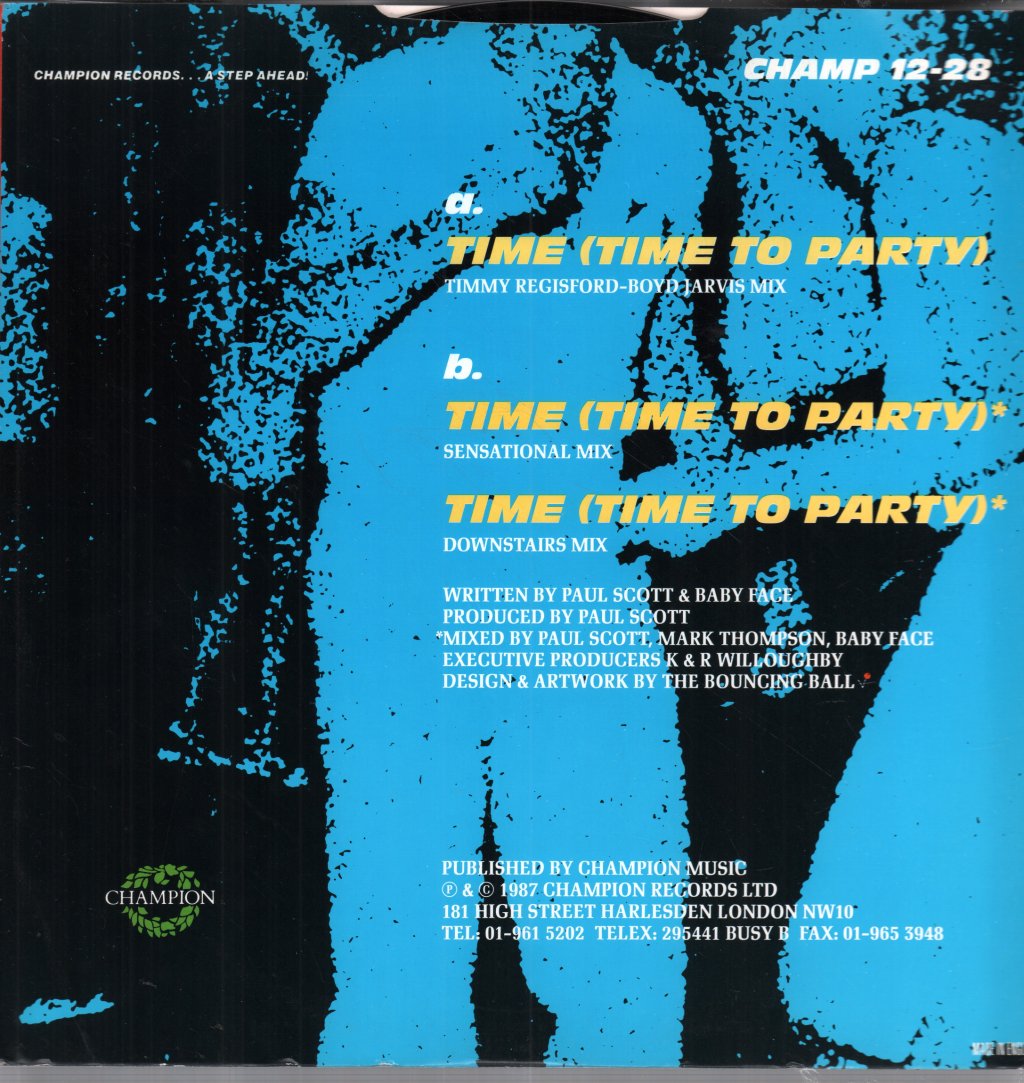 Gary L - Time (Time To Party) - 12 Inch