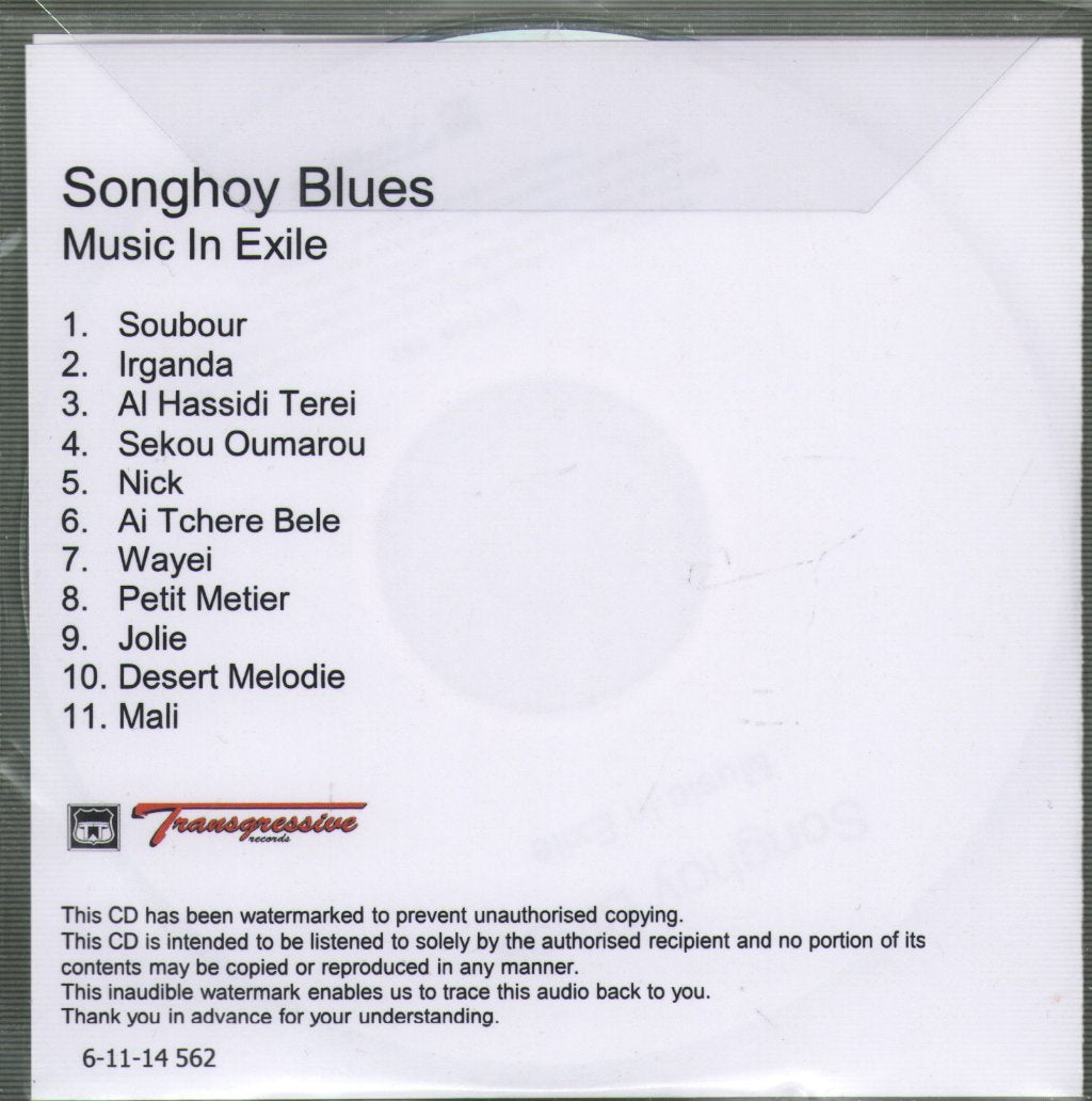 Songhoy Blues - Music In Exile - Cdr