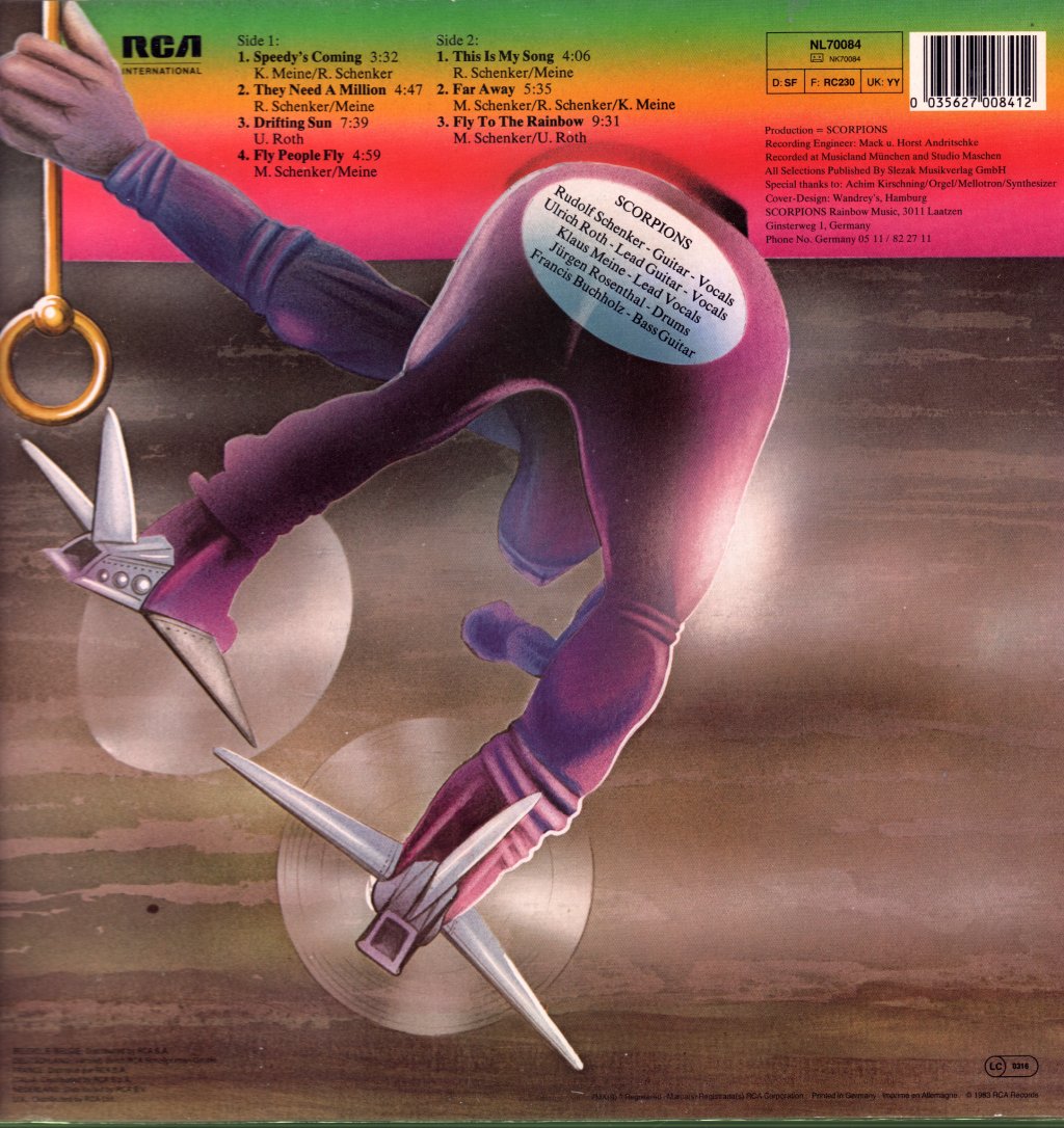 Scorpions - Fly To The Rainbow - Lp – Vinyl Tap