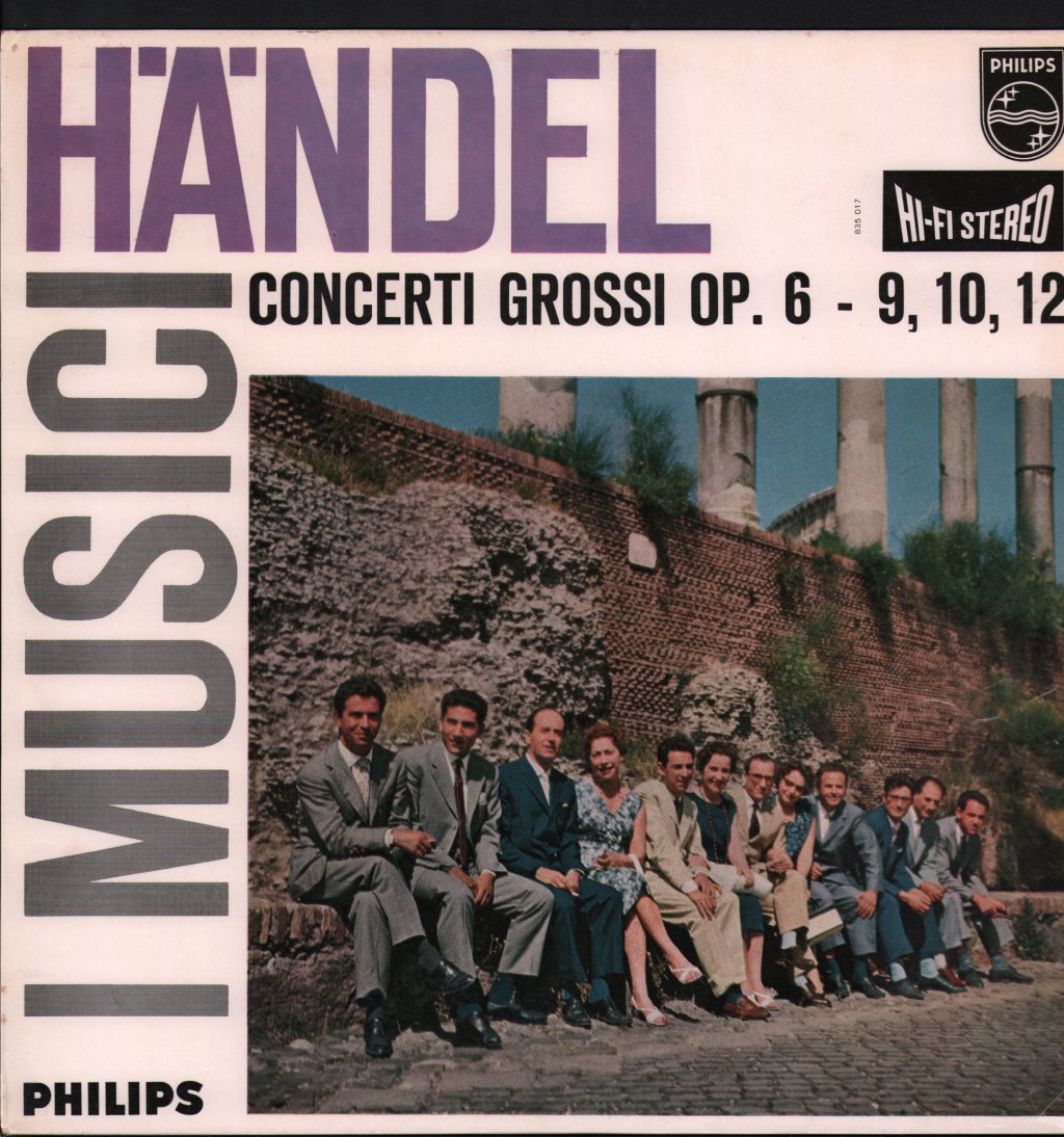 I Musici - Handel - 3 Concerti Grossi Op.6 - Lp